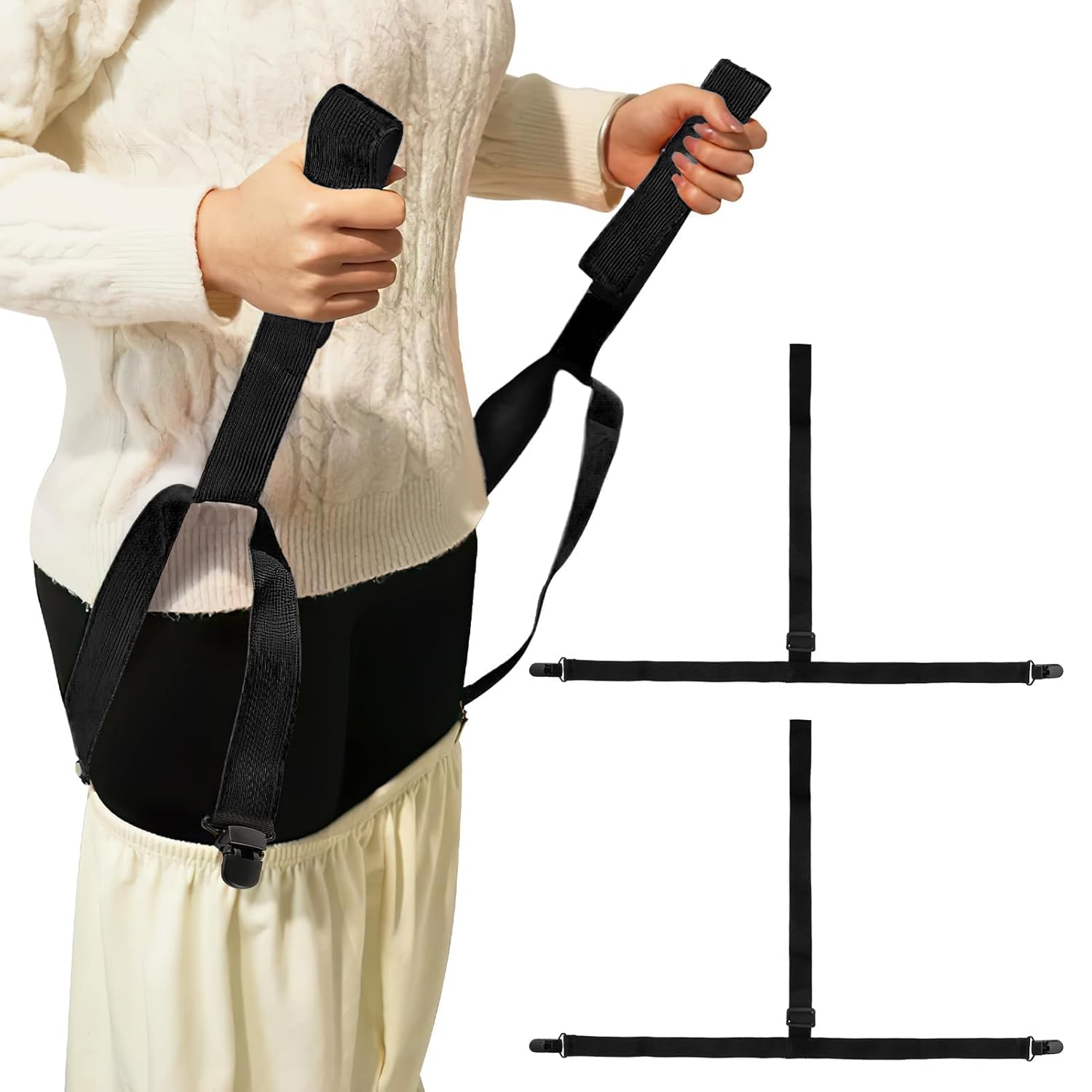 Kit d&rsquo;aide a l&rsquo;habillage 2 pieces — Enfile-chaussettes et pantalons sans se baisser pour seniors et arthrose