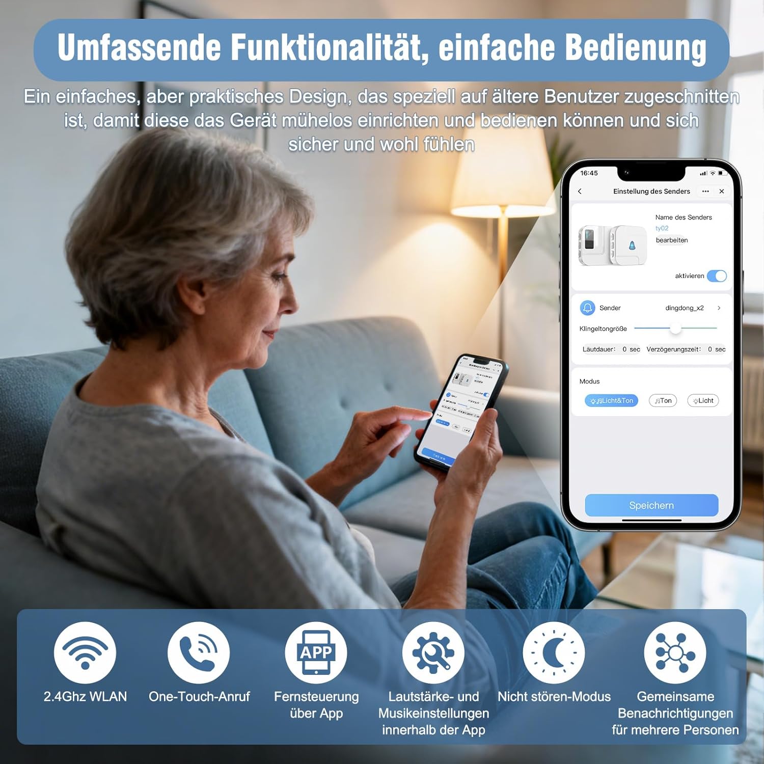 Wireless Alarm for Elderly and Disabled — Home Safety and Peace of Mind