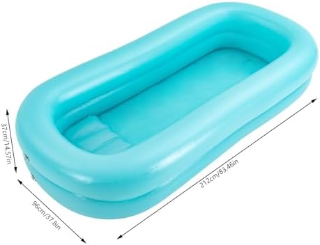 Baignoire gonflable pour personne agee et handicapee — Kit complet avec pompe electrique pour toilette au lit