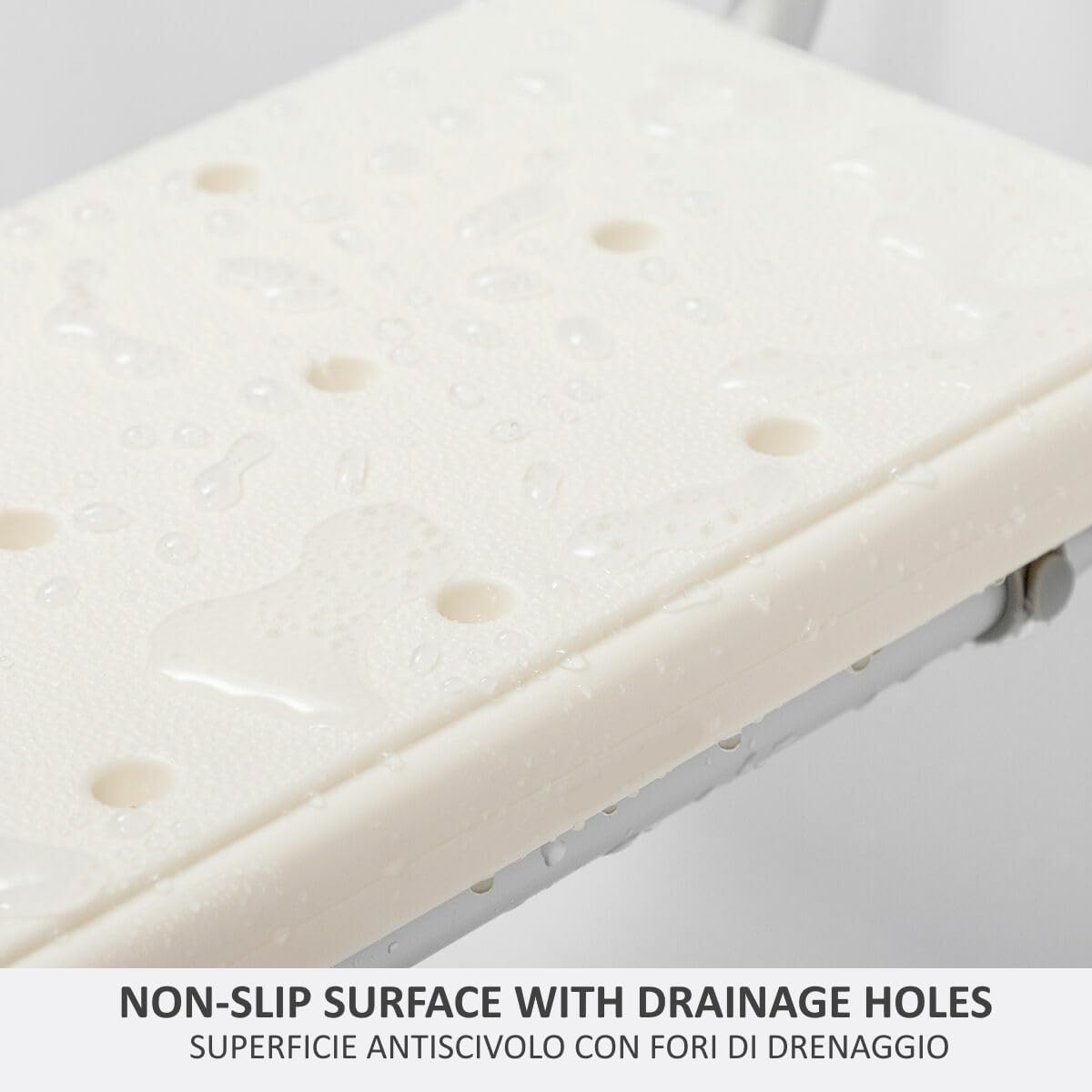 Adjustable Bath Seat 74-85cm — Shower Stool for Elderly and Mobility-Impaired
