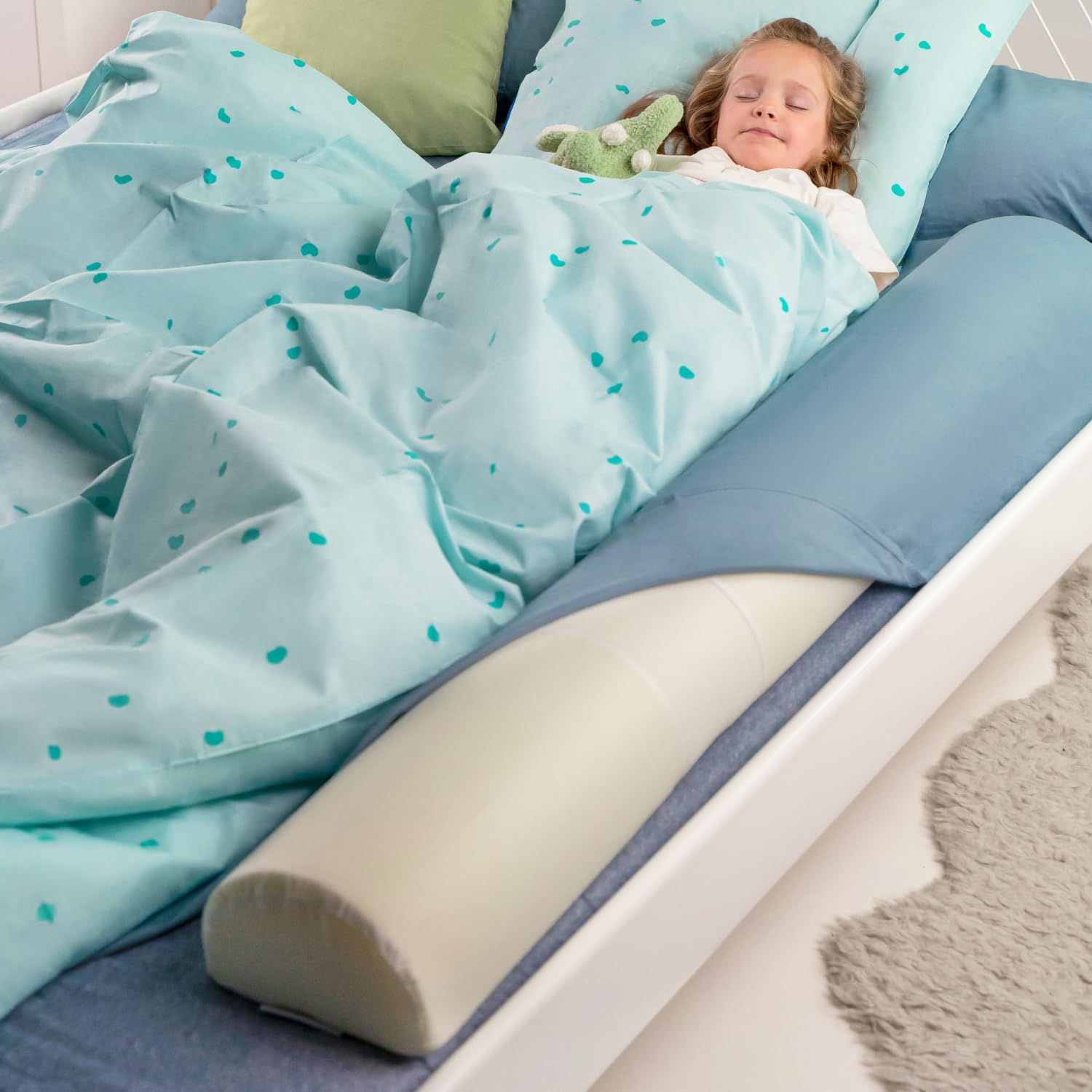 Barriere de lit en mousse Banbaloo – Protection anti-chute pour seniors et enfants