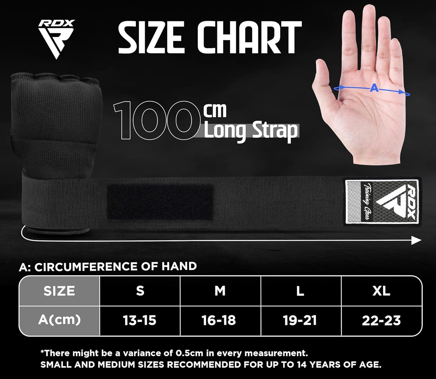 Bandes de poignet RDX — Support articulaire pour musculation et prévention canal carpien