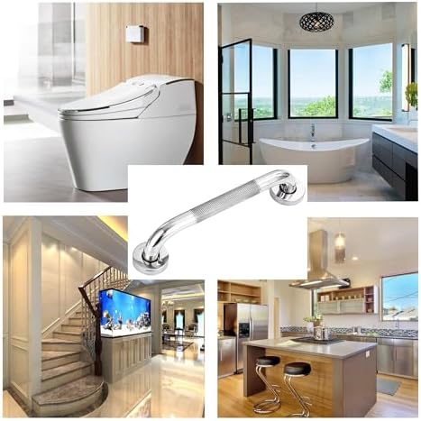 Barre d&rsquo;appui de douche 40 cm — Solution anti-glisse pour salle de bain senior et mobilité réduite