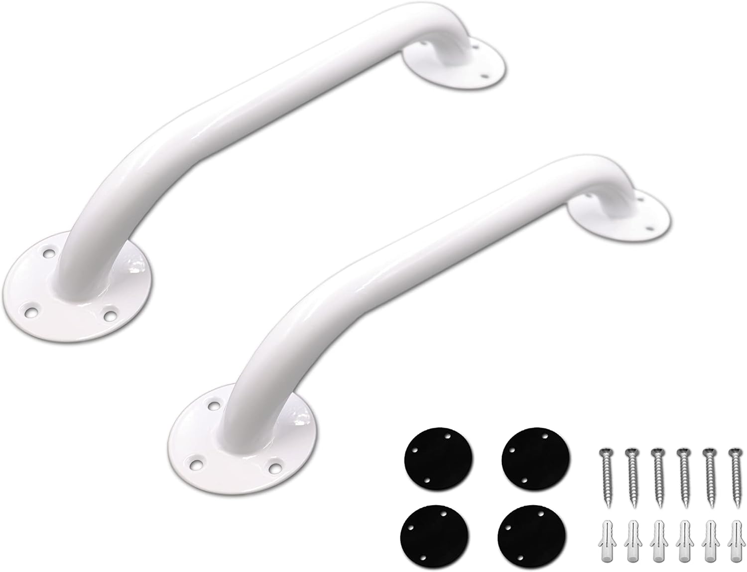 Barre de douche securite 30 cm (lot de 2) — Maintien renforce pour personne agee et handicapee