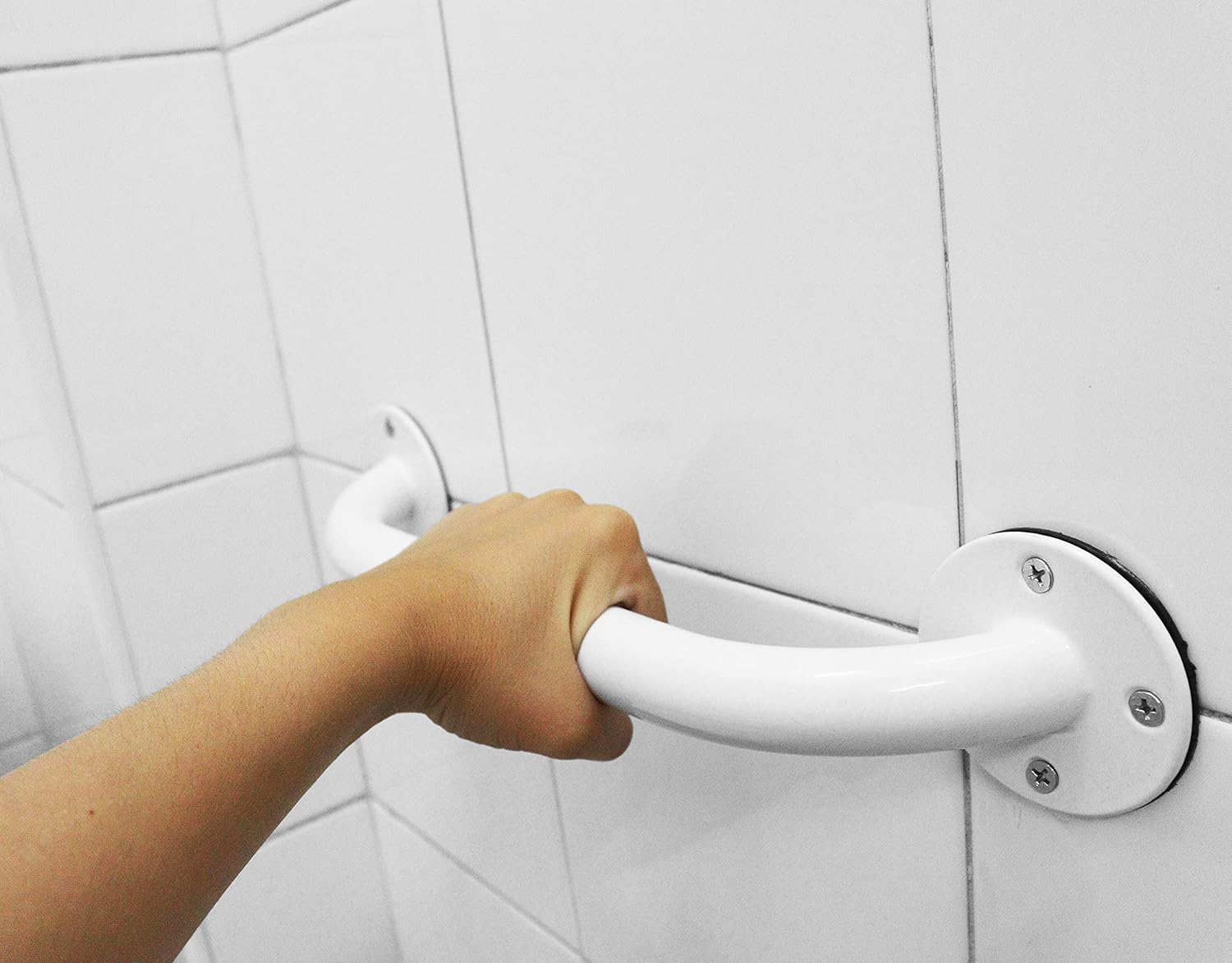 Barre de douche securite 30 cm (lot de 2) — Maintien renforce pour personne agee et handicapee
