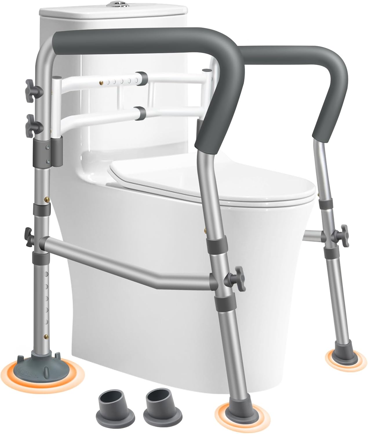 Barre di sicurezza per WC — Supporto stabile e regolabile per anziani e disabili