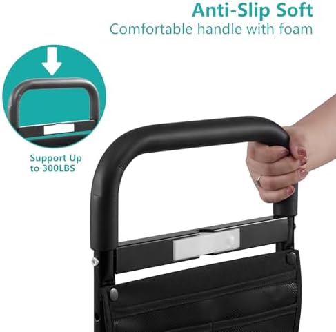 Barandilla cama Wowspeed ajustable – Sensor luz y bolsa