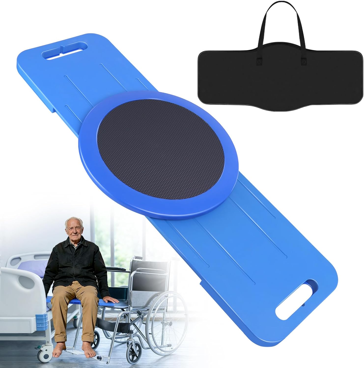 Klappbares Bettgitter mit Tasche – Fallschutz fur Senioren