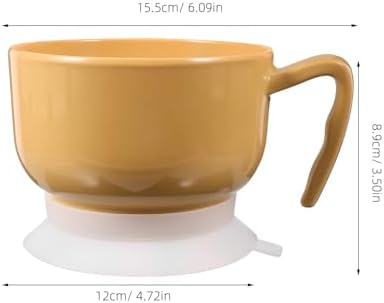 Bol alimentaire a ventouse anti-basculement – Manger sans renverser pour seniors et Parkinson
