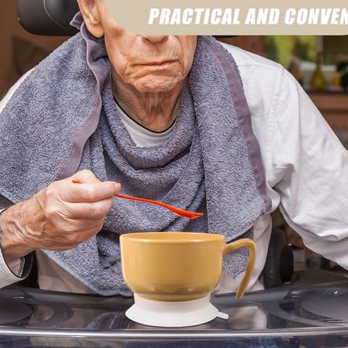 Bol alimentaire a ventouse anti-basculement – Manger sans renverser pour seniors et Parkinson