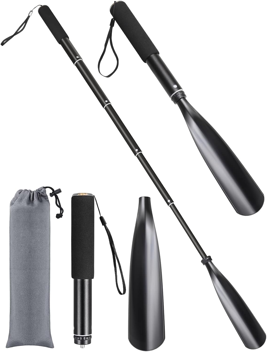 Chausse-pied telescopique 41-97 cm en aluminium — Pour enfiler vos chaussures sans vous pencher