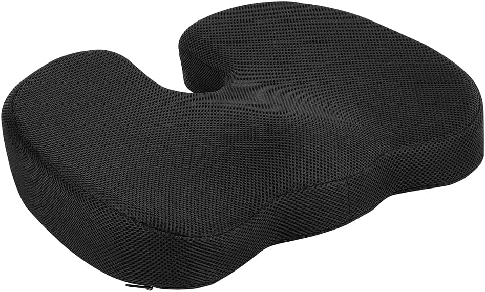 Cojin asiento Amazon Basics viscoelastico – Confort oficina 45x36x7cm