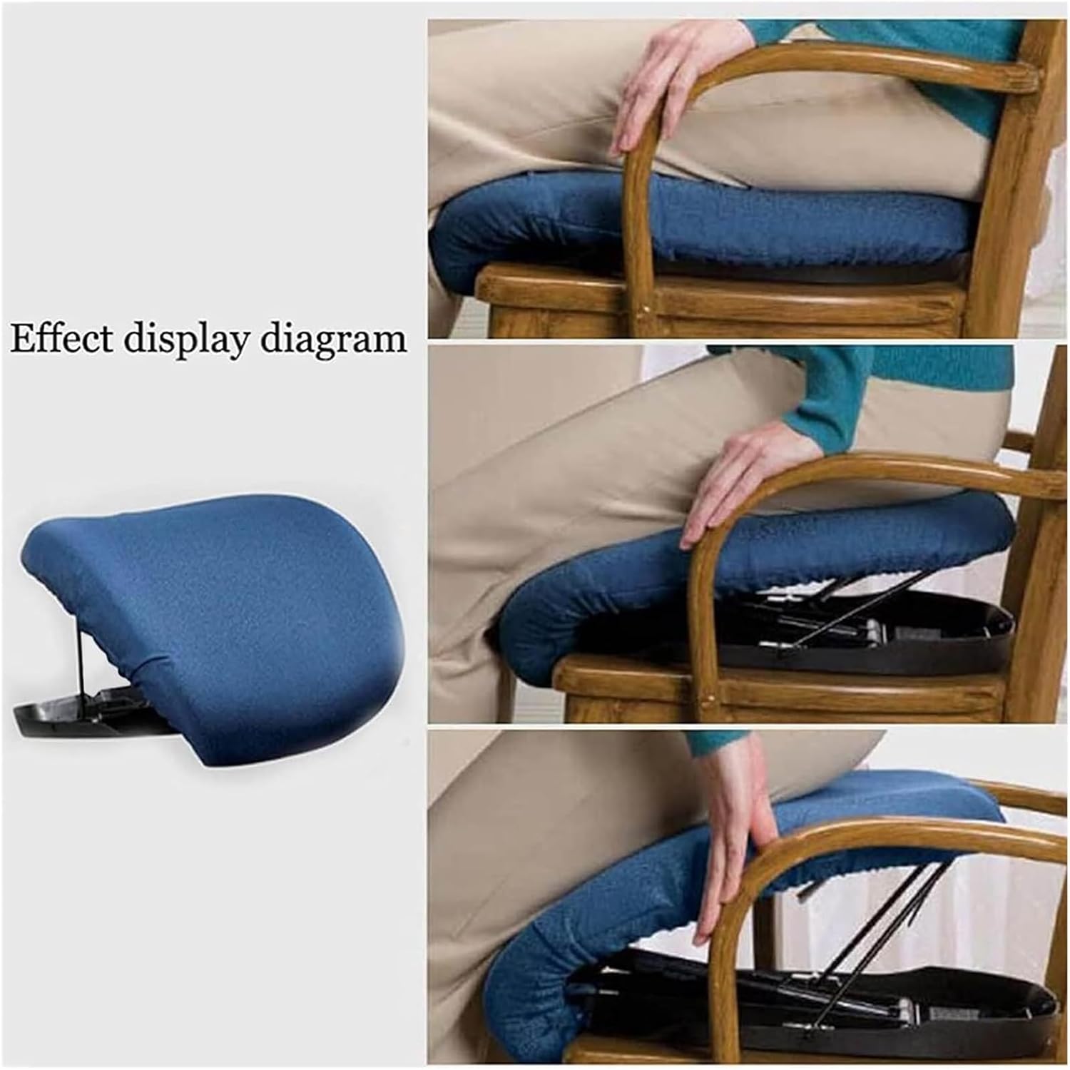 Coussin élévateur électrique portable — Aide au lever pour seniors jusqu&rsquo;à 150 kg avec télécommande
