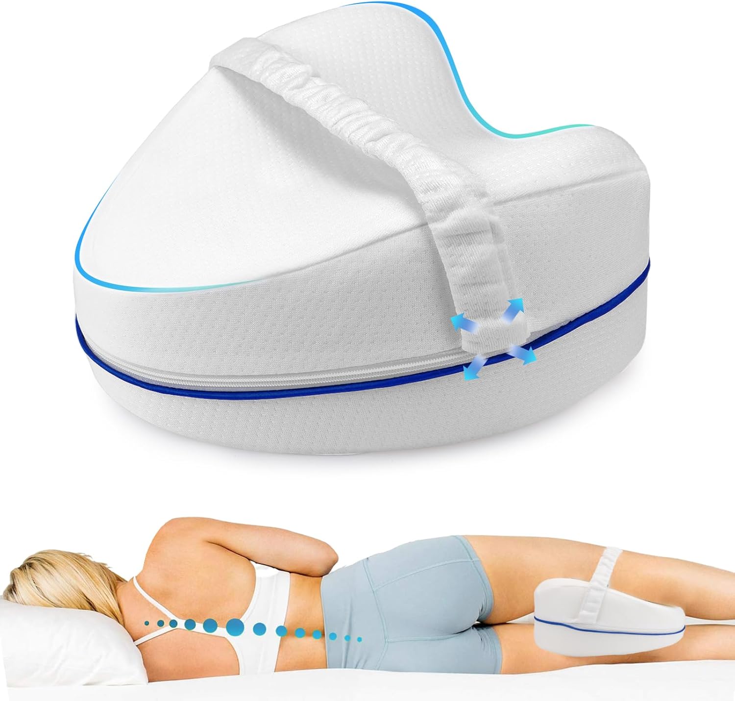 Kawaology Orthopaedic Knee Pillow – Pain Relief for Side Sleepers
