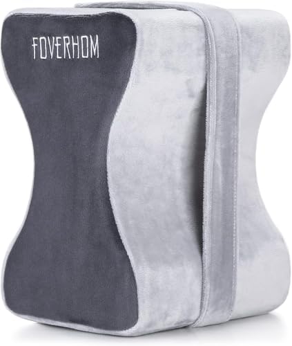Orthopadisches Kniekissen Foverhom – Memory-Schaum mit Halteband gegen Ischias