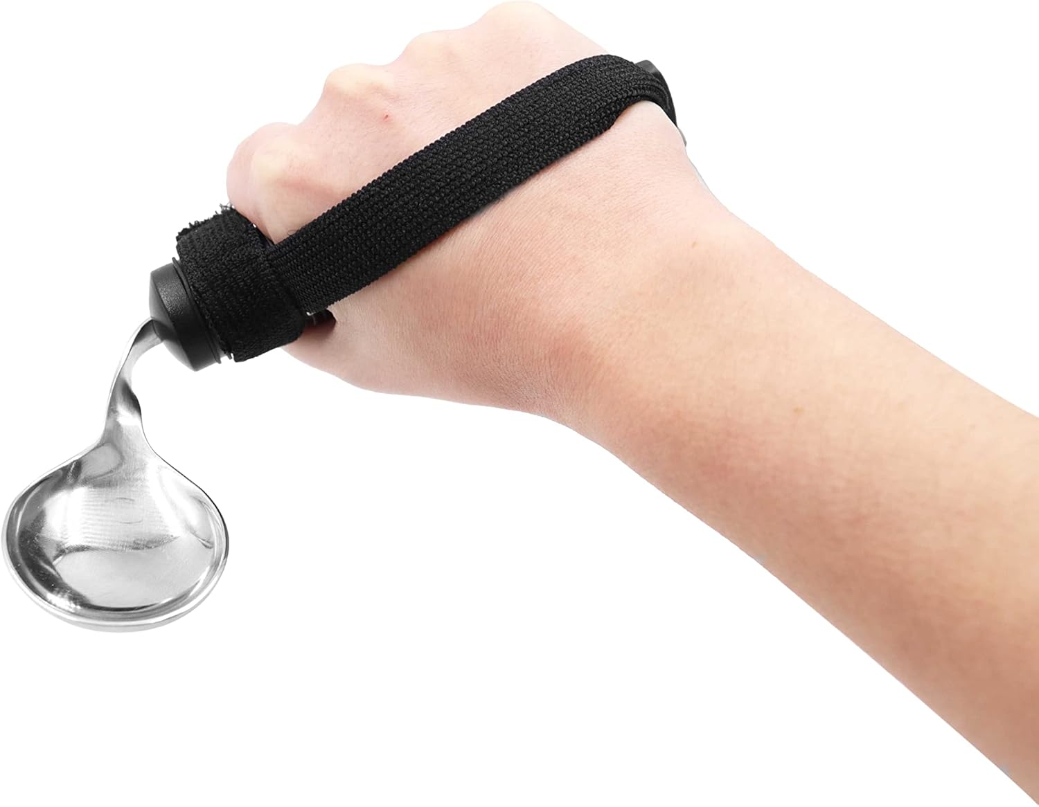Cuillere adaptee avec velcro — Couvert ergonomique pour Parkinson, arthrose et tremblements