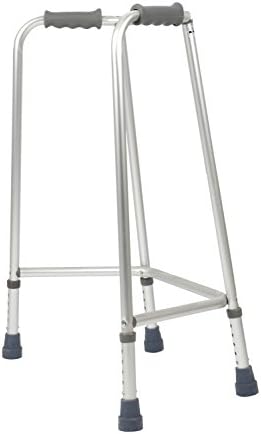 Deambulateur aluminium etroit — Cadre de marche leger pour senior, handicape et reeducation