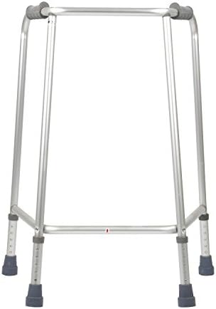 Deambulateur aluminium etroit — Cadre de marche leger pour senior, handicape et reeducation