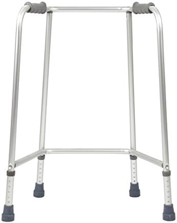 Deambulateur aluminium etroit — Cadre de marche leger pour senior, handicape et reeducation