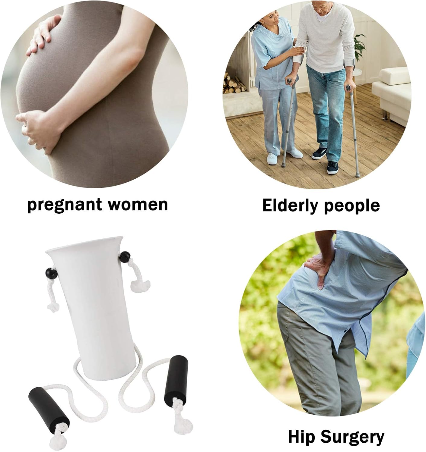 Enfile-chaussettes ergonomique – Aide a l&rsquo;habillage pour seniors, arthrose et femmes enceintes