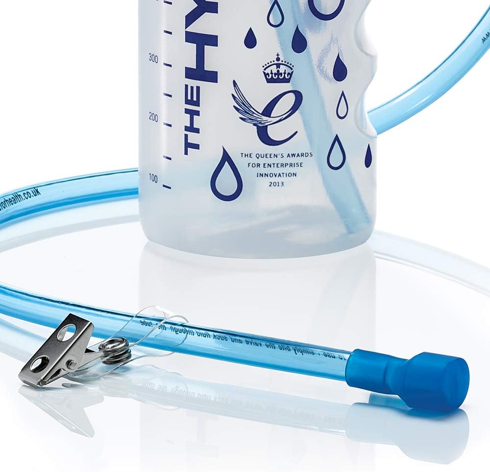 Biberon d&rsquo;hydratation avec tube — Boire sans effort au lit ou au fauteuil