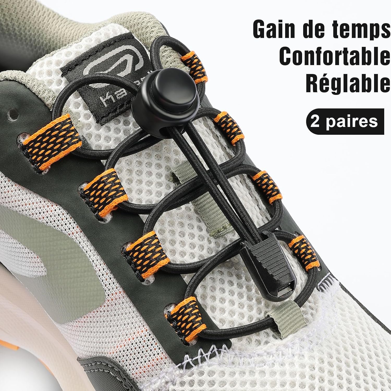 Lacets élastiques sans laçage — Solution adaptée pour l&rsquo;arthrose et la perte de mobilité