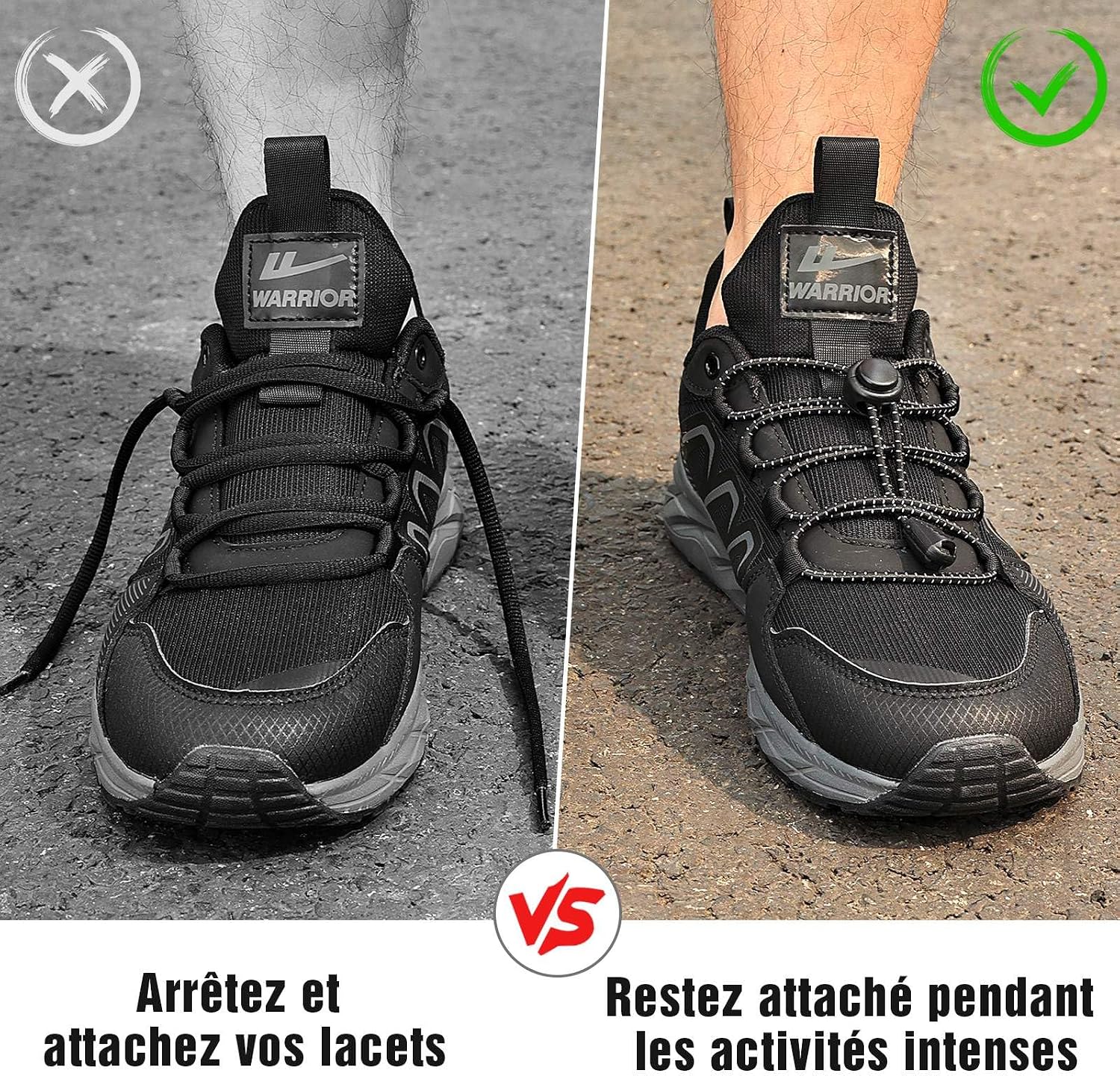 Lacets élastiques sans laçage — Solution adaptée pour l&rsquo;arthrose et la perte de mobilité