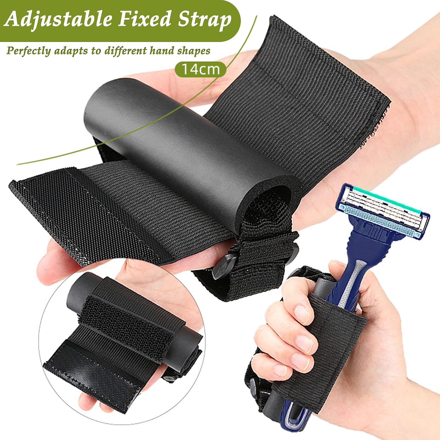 Manchette de maintien pour couverts — Aide au repas adaptee arthrose et Parkinson