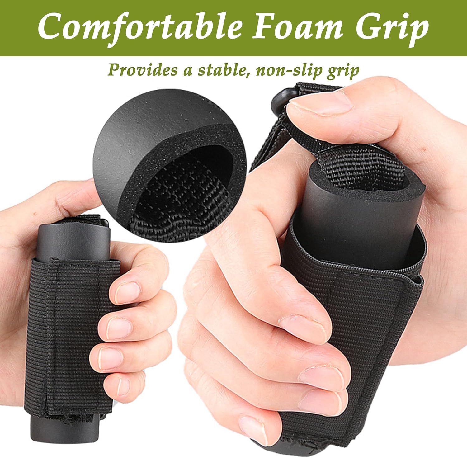 Manchette de maintien pour couverts — Aide au repas adaptee arthrose et Parkinson
