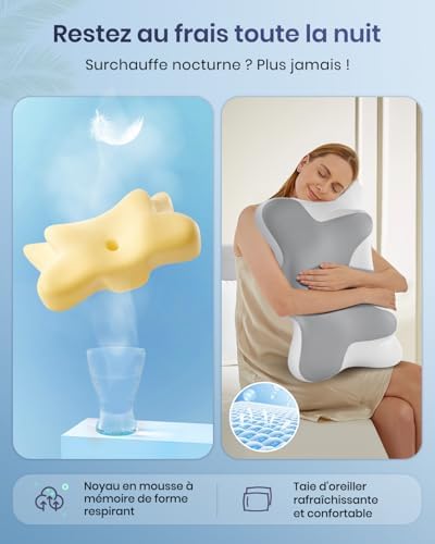 Cuscino cervicale DONAMA – Memory foam 66x37cm