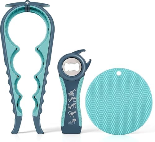 Ouvre-bocal multifonction 5-en-1 – Ouvrir tous les pots sans forcer avec arthrose et mains fragiles