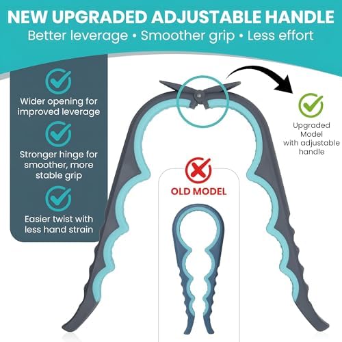 Ouvre-bocal multifonction 5-en-1 – Ouvrir tous les pots sans forcer avec arthrose et mains fragiles