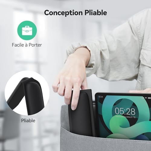Repose-poignets ergonomique en mousse mémoire — Soulagement du canal carpien et fatigue de frappe