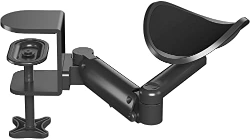 Support de bras ergonomique pivotant 360° — Extension de bureau pour soulager coudes et poignets