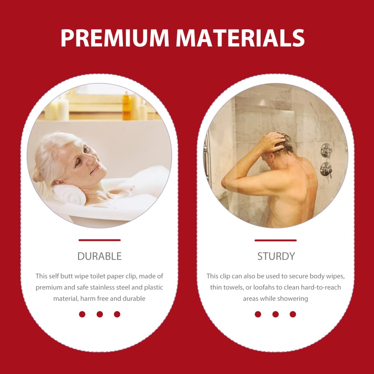 Pince d aide a la toilette — Outil de prehension pour l hygiene intime des personnes a mobilite reduite