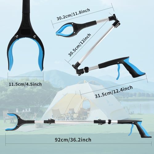Telescopic Pickup Tool 91cm — Gripping Aid for Elderly and People with Reduced Mobility