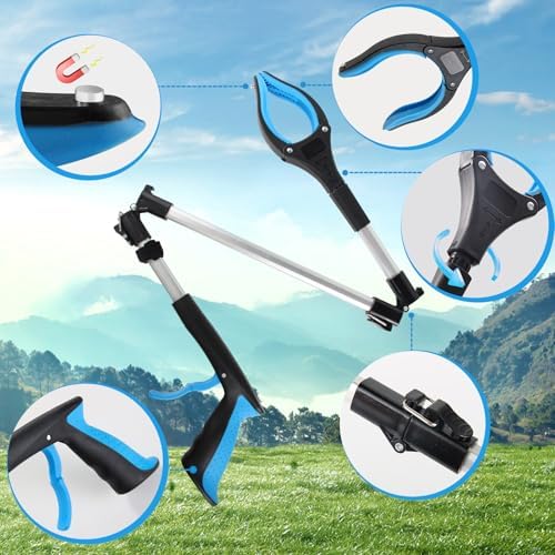 Telescopic Pickup Tool 91cm — Gripping Aid for Elderly and People with Reduced Mobility