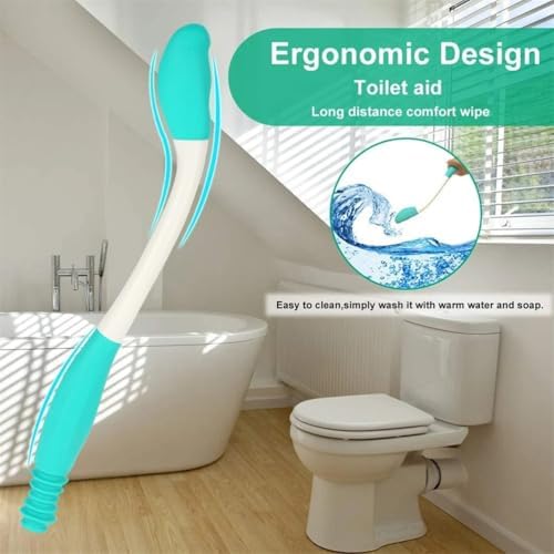 Pince de toilette a longue portee – Aide a l&rsquo;hygiene intime pour personnes a mobilite reduite