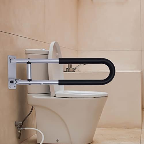 Asidero mural plegable 60cm para WC – Ayuda para levantarse 90° 120kg