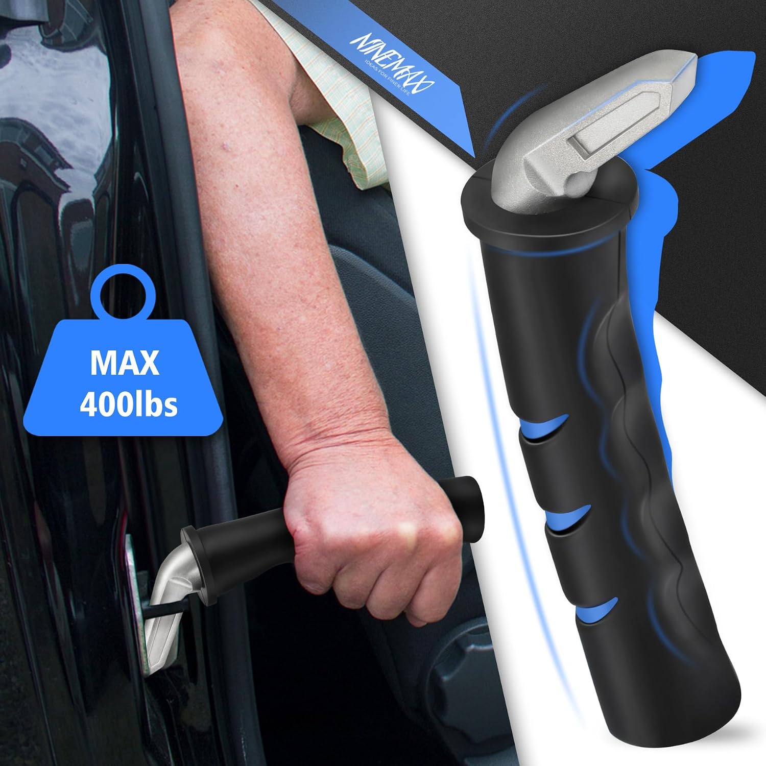Car Door Handle for Elderly and Disabled — Mobility Aid for Getting In and Out, Supports 180 kg