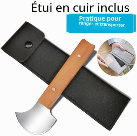 Couteau à bascule une main — Solution adaptée pour arthrose, Parkinson et tremblements