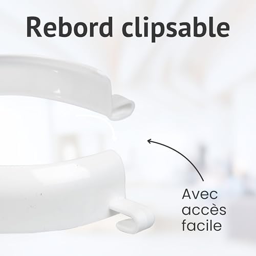 Assiette adaptée Homecraft avec rebord incliné — Aide au repas pour Parkinson et handicaps