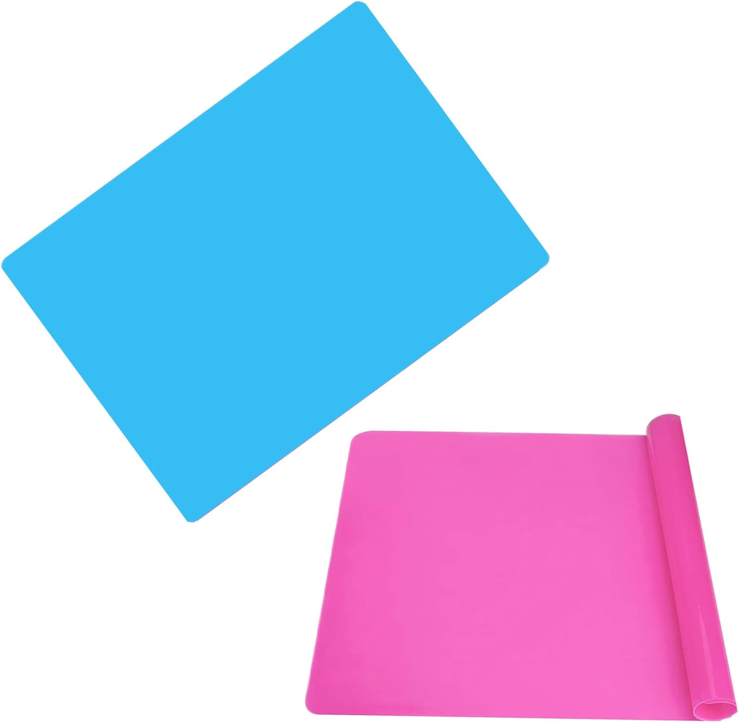 Set de 2 sets de table en silicone antidérapants — Résistants à la chaleur pour séniors