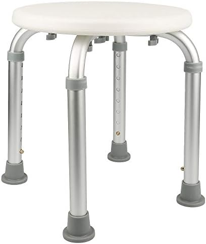 Tabouret de douche reglable en hauteur 36-54 cm — Siege de bain securise pour senior et handicape