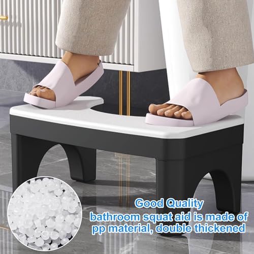 Tabouret de toilette pliant — Soulagement de la constipation pour adultes, enfants et seniors