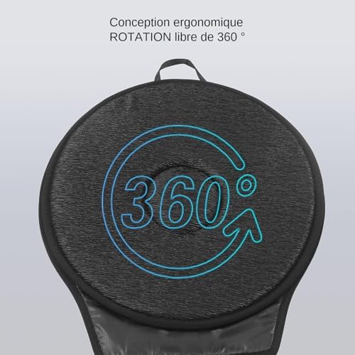 Tapis pivotant 360 pour siege auto — Aide au transfert seniors et personnes a mobilite reduite