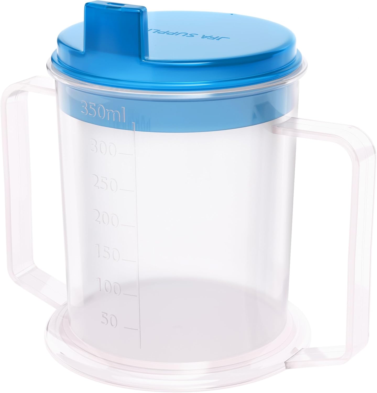 Tasse ergonomique avec bec verseur anti-éclaboussures — Solution adaptée pour troubles de la préhension