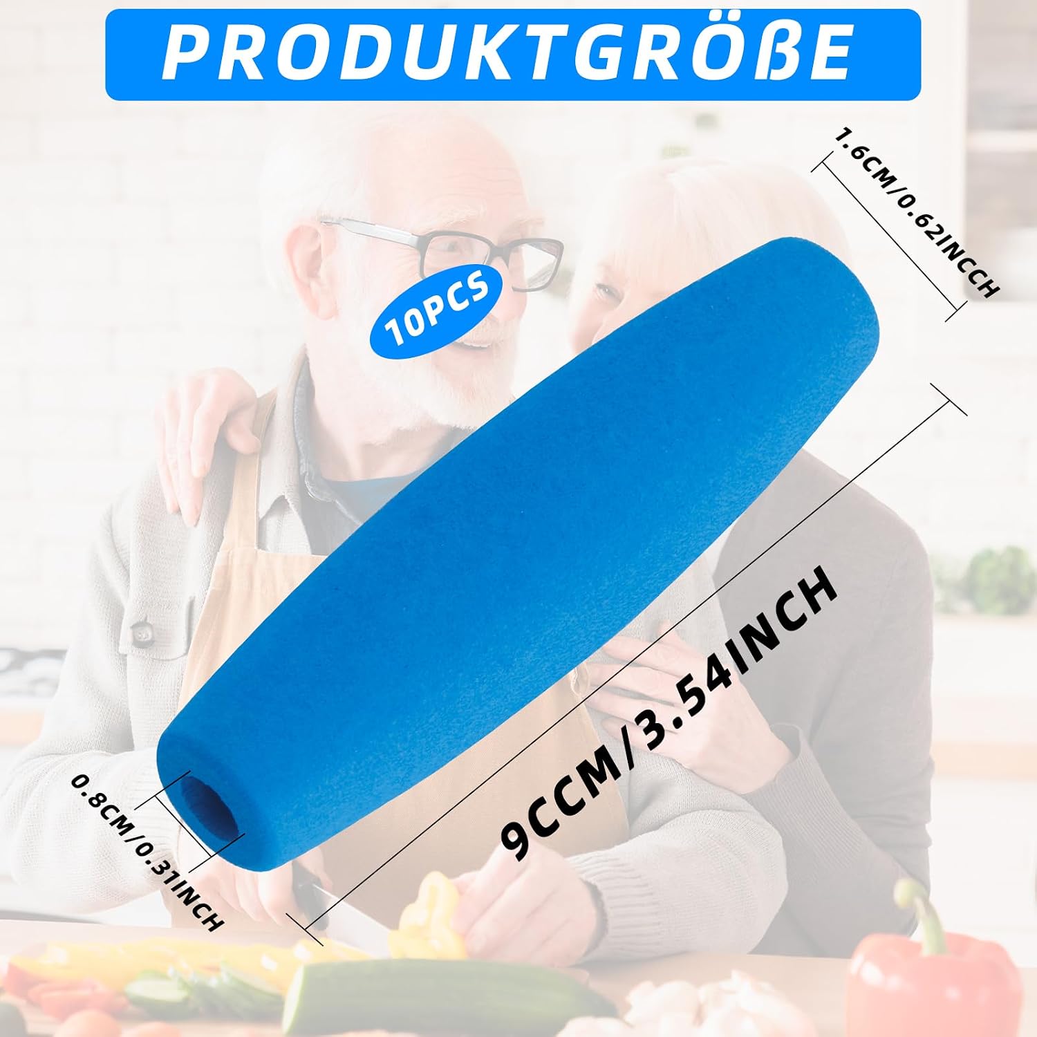 Tubes de mousse ergonomiques pour couverts et stylos — Adieu la perte de prehension