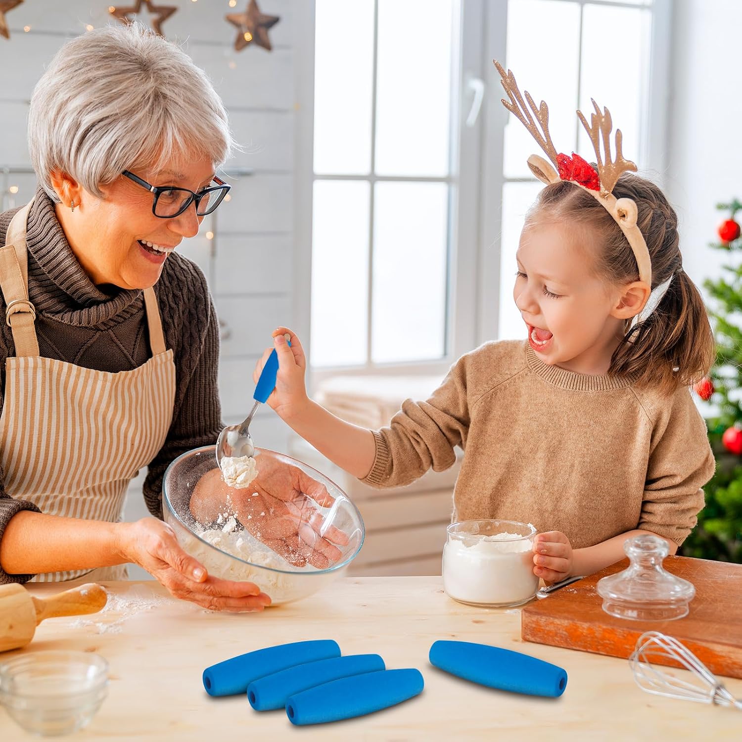 Tubes de mousse ergonomiques pour couverts et stylos — Adieu la perte de prehension